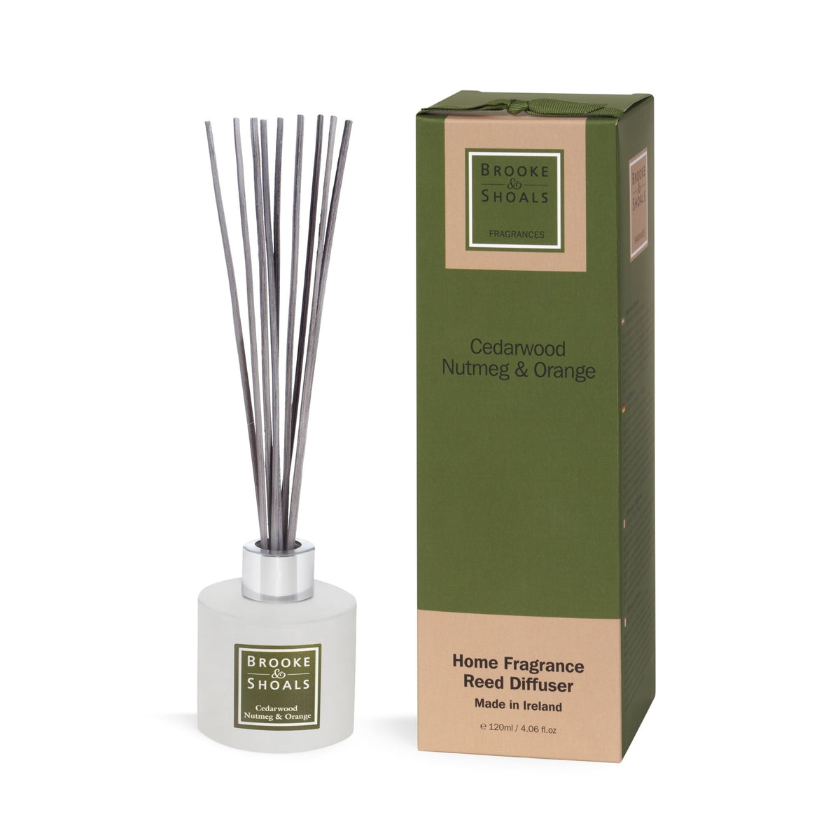 Brooke & Shoals Fragrance Diffuser - Cedarwood Nutmeg & Orange ...