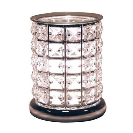 Electric Wax Melter Touch - Clear Crystal 17cm - POT POURRI/AROMATHERAPY/OILS/DIFFUSER - Beattys of Loughrea