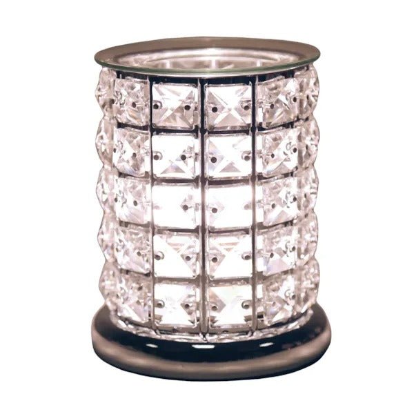 Electric Wax Melter Touch - Clear Crystal 17cm - POT POURRI/AROMATHERAPY/OILS/DIFFUSER - Beattys of Loughrea