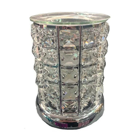 Electric Wax Melter Touch - Clear Crystal 17cm - POT POURRI/AROMATHERAPY/OILS/DIFFUSER - Beattys of Loughrea
