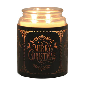 Aromatize Black Christmas 10.5cm Wax Melt Burner - POT POURRI/AROMATHERAPY/OILS/DIFFUSER - Beattys of Loughrea