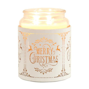Aromatize White Christmas 10.5cm Wax Melt Burner - POT POURRI/AROMATHERAPY/OILS/DIFFUSER - Beattys of Loughrea