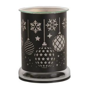 Electric Wax Melter Touch - Black Silhouette Baubles 17cm - POT POURRI/AROMATHERAPY/OILS/DIFFUSER - Beattys of Loughrea