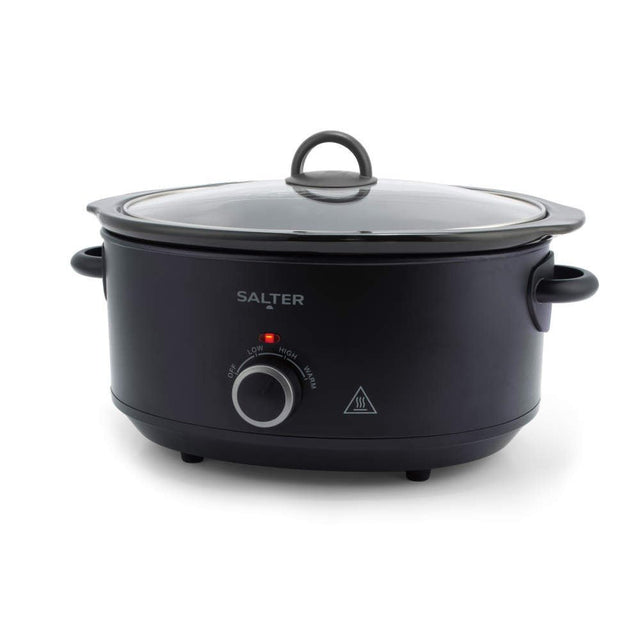 Salter Kuro 6.5L Slow Cooker |EK6250MBLK - FOOD STEAMER RICE COOKER SLOW COOKER - Beattys of Loughrea