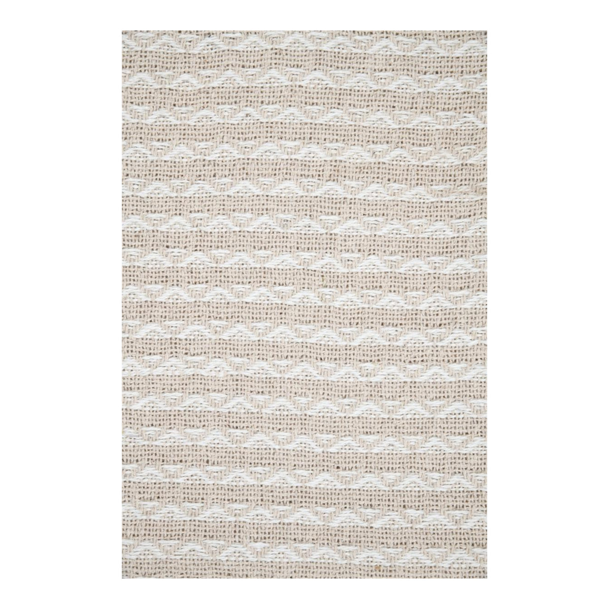 STOF Balma Cotton Throw, Natural, 125x150cm