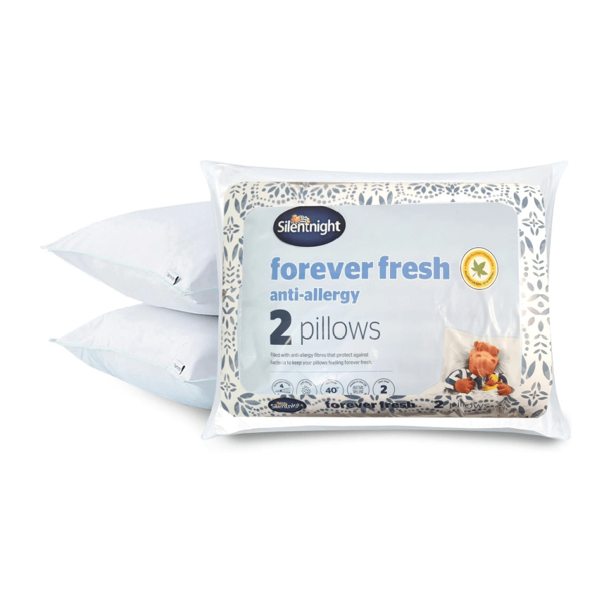 Silentnight Forever Fresh Anti - Allergy Pillow - 2 Pack - PILLOWS - Beattys of Loughrea