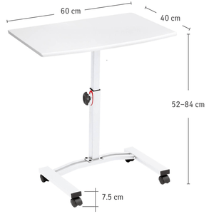 Tatkraft Cheer Adjustable Laptop Table with Wheels - GAMING & LAPTOP CHAIR / DESK - Beattys of Loughrea