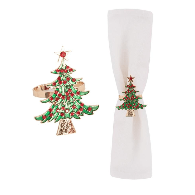 Harvey & Mason Christmas Tree Napkin Ring - GENERAL LOOSE WARE - Beattys of Loughrea