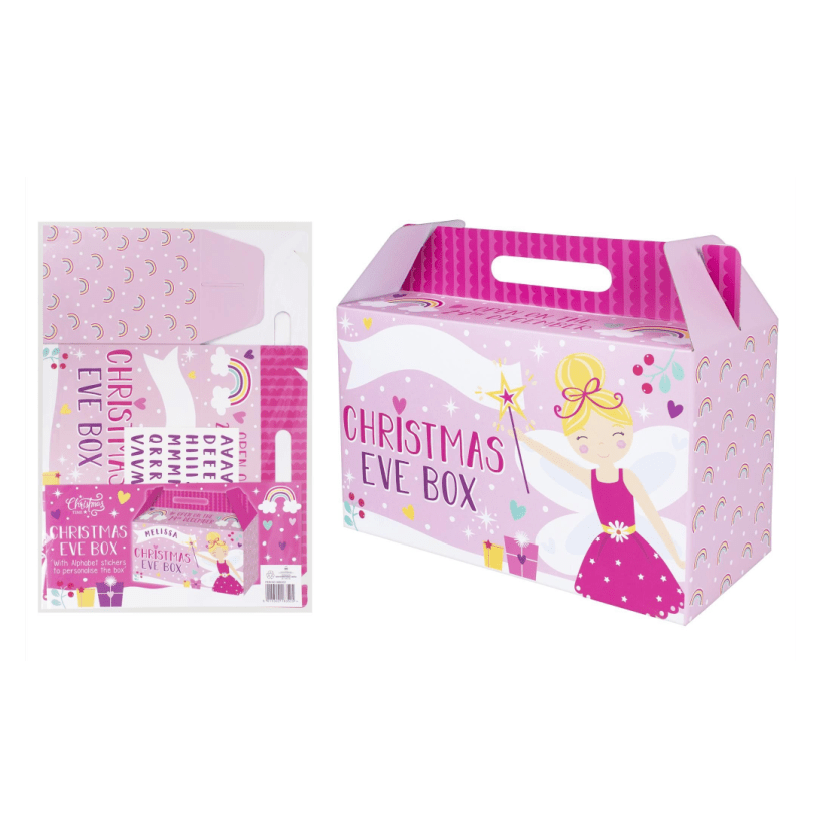Christmas Pink Fairy Christmas Eve Box - XMAS ACCESSORIES - Beattys of Loughrea