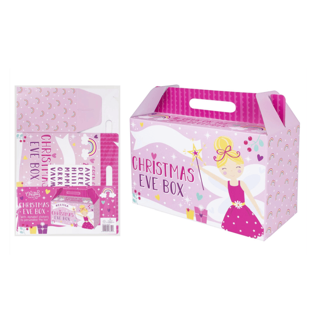 Christmas Pink Fairy Christmas Eve Box - XMAS ACCESSORIES - Beattys of Loughrea