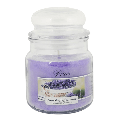 Price's Medium Scented Candle Lavender & Chamomile 340g - CANDLES - Beattys of Loughrea
