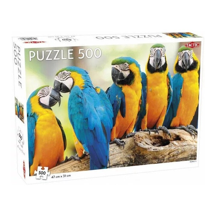 Tactic Parrots Jigsaw Puzzle - 500pc - JIGSAWS - Beattys of Loughrea