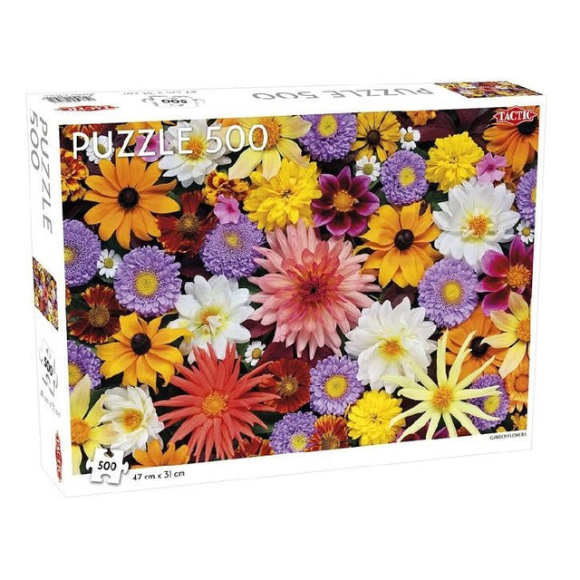 Tactic Garden Flowers Jigsaw Puzzle - 500pc - JIGSAWS - Beattys of Loughrea