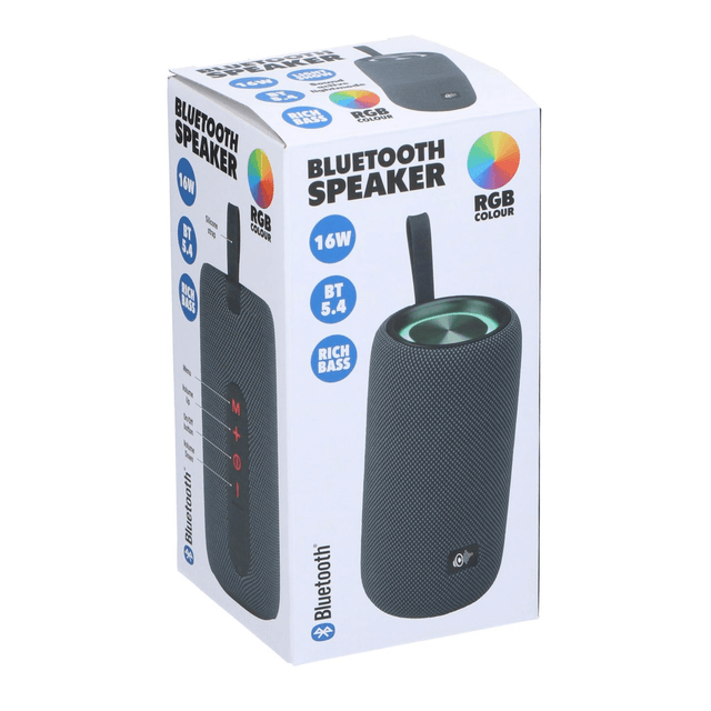 Bluetooth Speaker 16W RGB 6LED - SPEAKERS HIFI MP3 PC - Beattys of Loughrea
