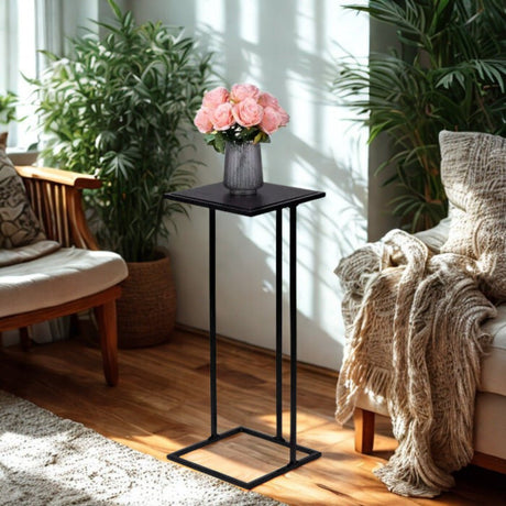 Arti Casa Side table 75cm | Black - OCCASIONAL FURNITURE - Beattys of Loughrea
