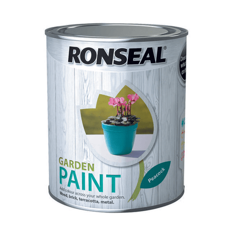 Ronseal Garden Paint Peacock 750ml - VARNISHES / WOODCARE - Beattys of Loughrea