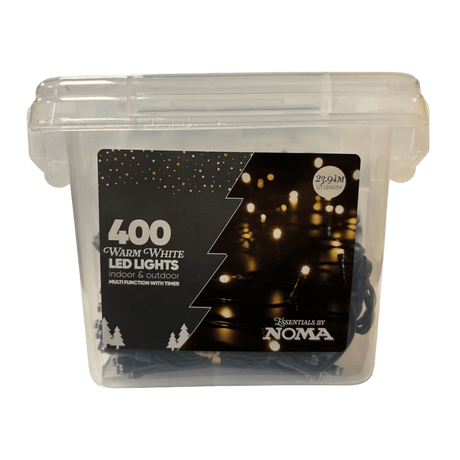 Noma Essentials 400 Warm White LED Lights - XMAS LIGHTS LED - Beattys of Loughrea