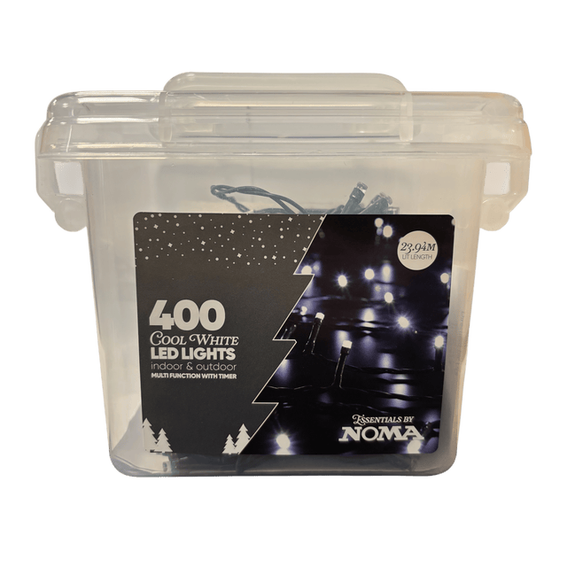 Noma Essentials 400 Cool White LED Lights - XMAS LIGHTS LED - Beattys of Loughrea