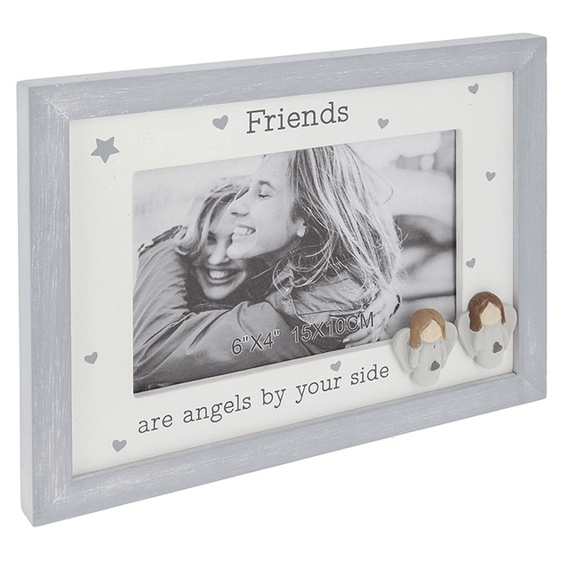 Pebble Angel 6x4 Photo Frame Friends - PHOTO FRAMES - PLATED, GILT, STONE - Beattys of Loughrea