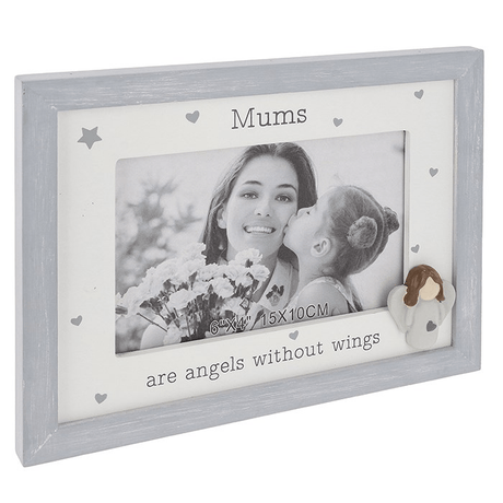Pebble Angel 6x4 Photo Frame Mums - PHOTO FRAMES - PLATED, GILT, STONE - Beattys of Loughrea