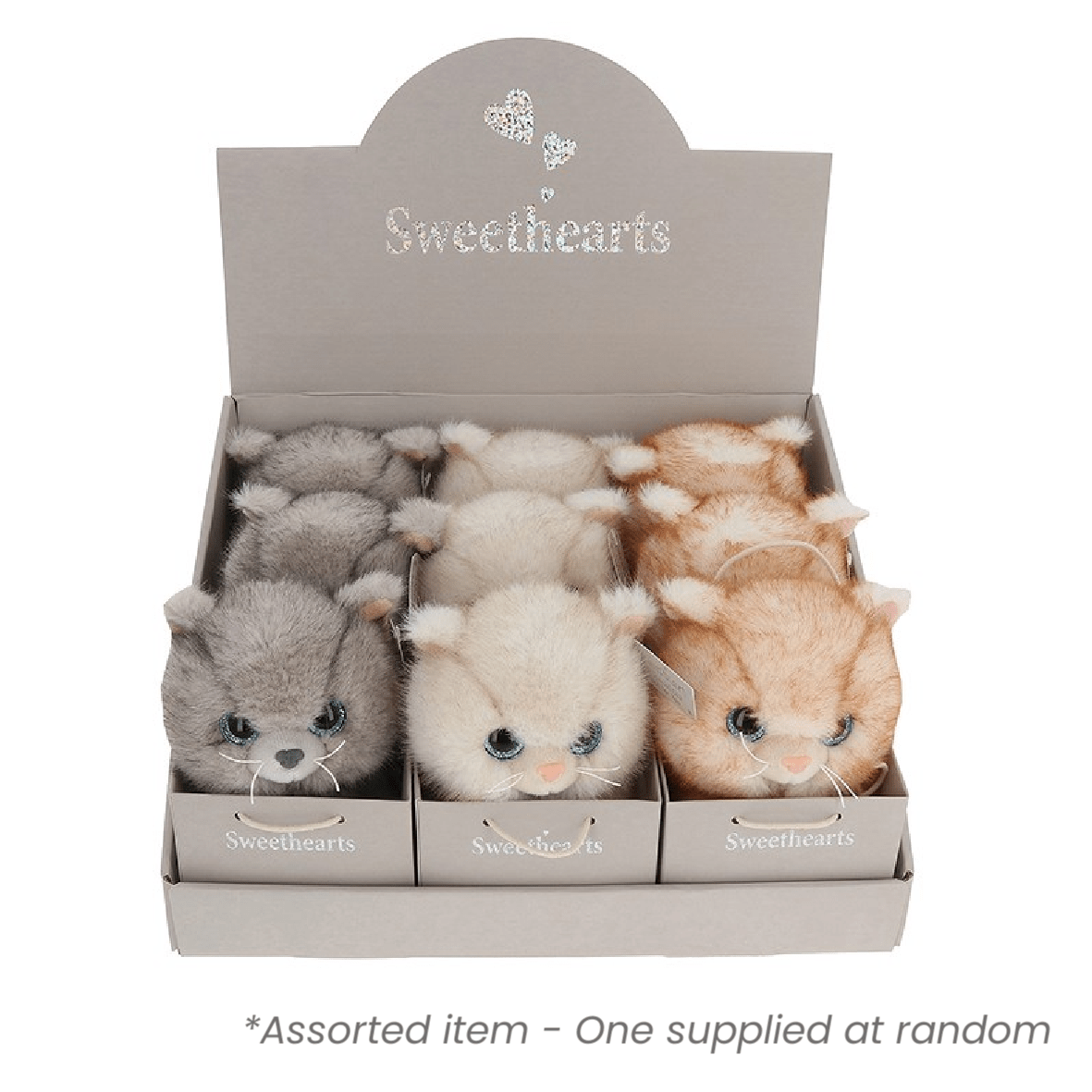 Sweethearts Kitten Plush Assorted - One Supplied* - ORNAMENTS - Beattys of Loughrea