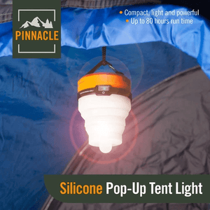 Pinnacle Silicone Battery Operated Pop Up Lantern - GARDEN ORNAMENTS INCL SOLAR - Beattys of Loughrea