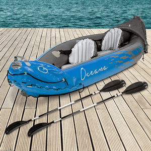 Summit Oceana 2 Person Inflatable Kayak Blue - KAYAK / CANOE / WATER SPORTS - Beattys of Loughrea