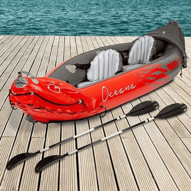 Summit Oceana 2 Person Inflatable Kayak Red - KAYAK / CANOE / WATER SPORTS - Beattys of Loughrea