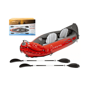 Summit Oceana 2 Person Inflatable Kayak Red - KAYAK / CANOE / WATER SPORTS - Beattys of Loughrea