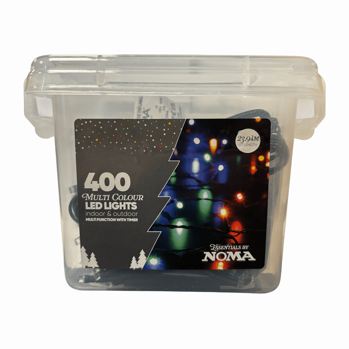 Noma Essentials 400 Multi - Coloured LED Lights - XMAS LIGHTS LED - Beattys of Loughrea
