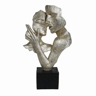 Couple Sculpture Gold 25x 38cm - Beattys of Loughrea | www.beattys.ie