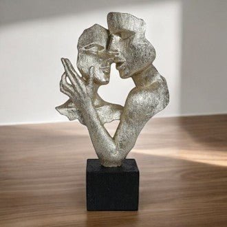 Couple Sculpture Gold 25x 38cm - Beattys of Loughrea | www.beattys.ie