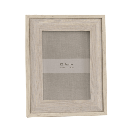 Beige Wood Photo Frame 5x7 - Beattys of Loughrea | www.beattys.ie