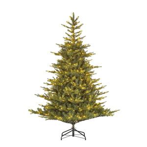 Grimshaw Artificial Christmas Tree with 2716 Tips and 440Leds with Timer & Dimmer 230cm (7.5ft) - XMAS TREE PRELIT & POPUP - Beattys of Loughrea