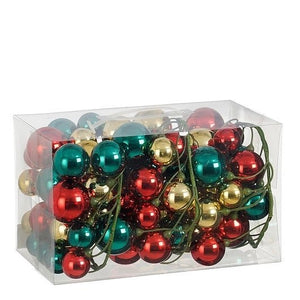 Bauble Garland Traditional Toned Colours 180cm - XMAS GARLANDS - Beattys of Loughrea