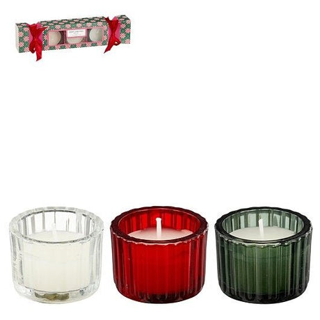 Candle Gift Set Green 26 x 6 x 4cm - CANDLES - Beattys of Loughrea