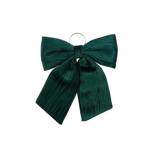 Luxury Christmas Bow Dark Green 32 x 40 x 3cm - XMAS DECORATIONS - Beattys of Loughrea