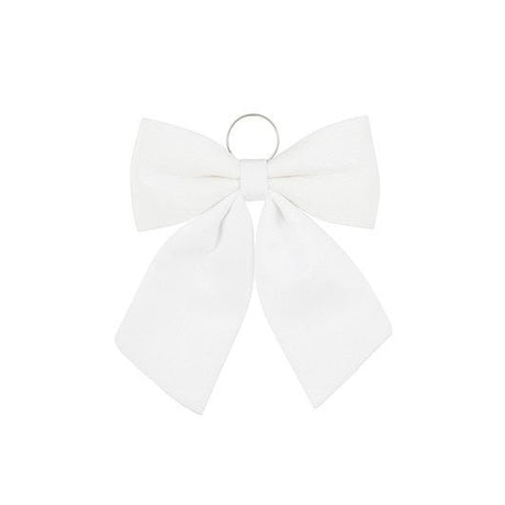 Luxury Christmas Bow White 32 x 40 x 3cm - XMAS DECORATIONS - Beattys of Loughrea