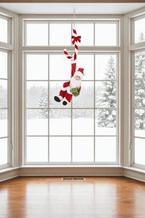 Santa Candy Cane Moving with Music 36 x 16 x 82cm - Beattys of Loughrea | www.beattys.ie