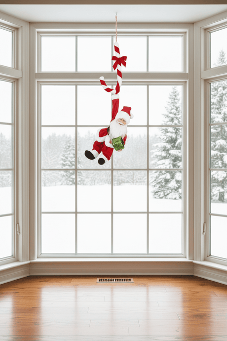 Santa Candy Cane Moving with Music 36 x 16 x 82cm - Beattys of Loughrea | www.beattys.ie