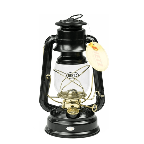 Dietz Hurricane Oil Lamp Black Large - OIL LAMPS - Beattys of Loughrea