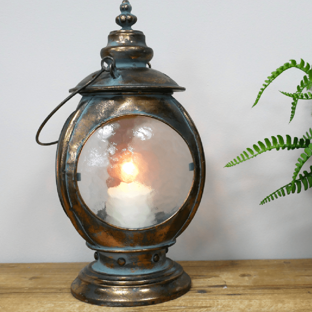 Three Window Lantern with Handle 38cm – Beattys of Loughrea