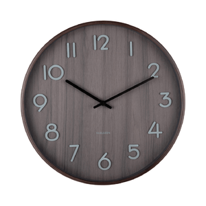 Wall Clock Pure Medium Walnut Basswood - CLOCKS - Beattys of Loughrea