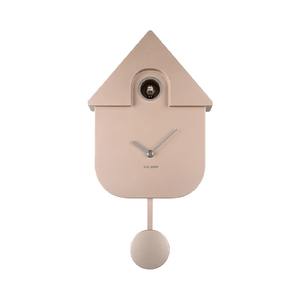 Wall Clock Modern Cuckoo Metallic Rose Gold - CLOCKS - Beattys of Loughrea