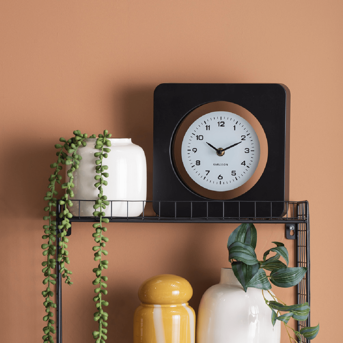 Wall Clock New Vintage Black - CLOCKS - Beattys of Loughrea