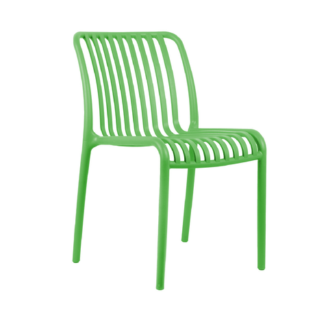 Outdoor Stackable Dining Chair Glee Bright Green - LGE WOODEN FURNITURE - Beattys of Loughrea