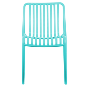 Outdoor Stackable Dining Chair Glee Turquoise Blue - LGE WOODEN FURNITURE - Beattys of Loughrea