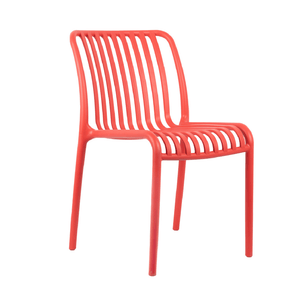 Outdoor Stackable Dining Chair Glee Bright Red - LGE WOODEN FURNITURE - Beattys of Loughrea