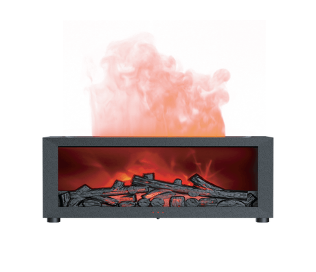 Ember Black Fireplace Aroma Diffuser - FACIAL SAUNA/DIFFUSERS - Beattys of Loughrea