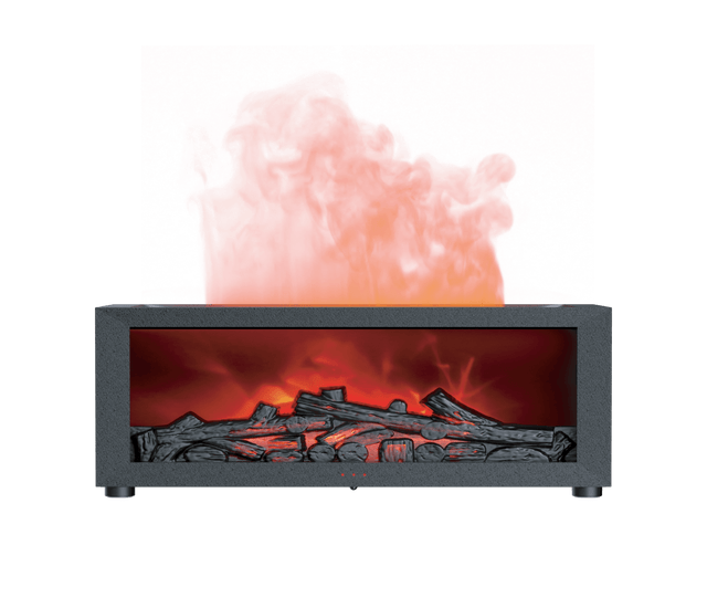 Ember Black Fireplace Aroma Diffuser - FACIAL SAUNA/DIFFUSERS - Beattys of Loughrea